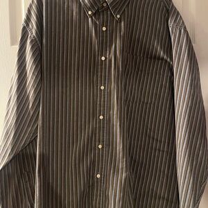 Classic Striped Button-Down Shirt